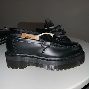 Dr. Martens Black Tassel Loafers for Men